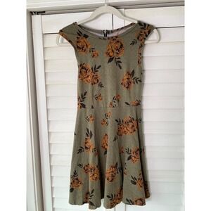 Vans Women's What Is Love Dress Skater Floral Dress, Zip Back Soft | Medium